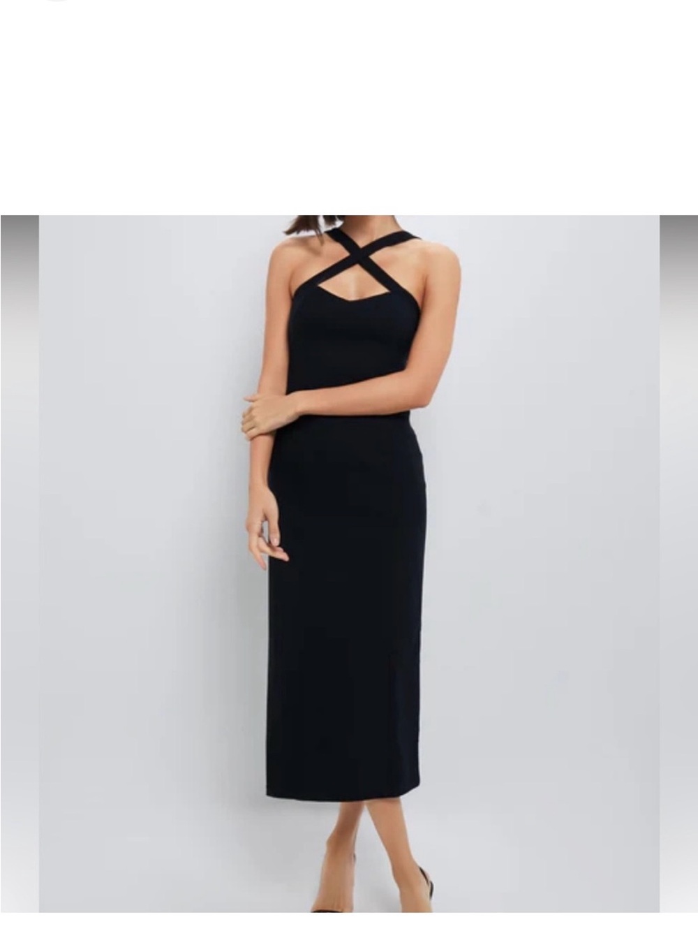 Tuckernuck Hyacinth House Women’s Black Criss Cross Alice Dress